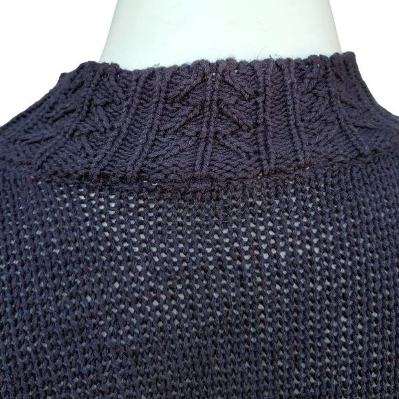 80s Sweater Plus Size Black Knit Parrot Tarazzia Cotton Volup Vintage Hong Kong - Picture 7 of 15